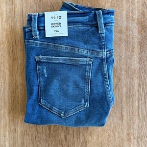 Zara Girls Jeans - Ripped Skinny - Size 11-12